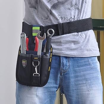 Amazon.co.jp: 腰道具 工具袋 グベルト付 ポケットダブルツール
